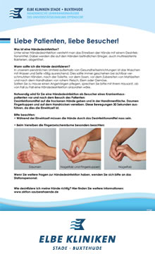 Informationen zur Händedesinfektion