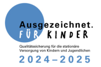 Siegel "Ausgezeichnet für Kinder 2024-25"