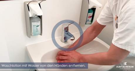 Gute Händehygiene